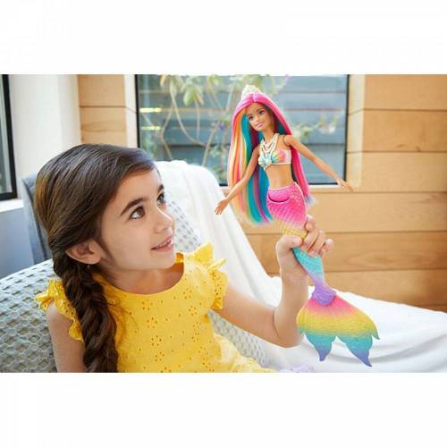 Barbie "Дримтопия" Кукла Барби Русалка, меняющая цвет