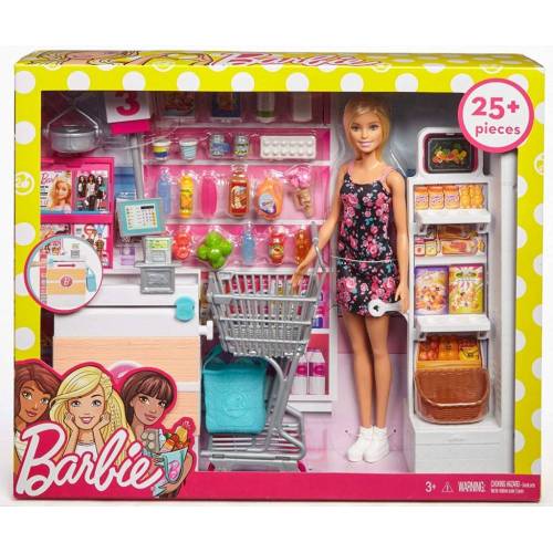 Barbie Набор Barbie в супермаркете,