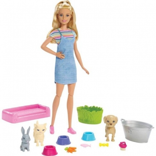 Набор игровой Barbie Барби и домашние питомцы