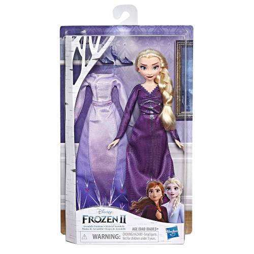 Кукла Эльза с дополнительным нарядом из серии Disney Princess Холодное сердце 2, Hasbro,