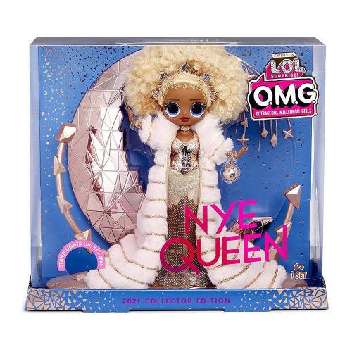 Lol surprise (Упаковка чуть повреждена при транспортировке)  ЛОЛ Сюрприз! Holiday OMG Коллекционная NYE Queen Fashion Doll.