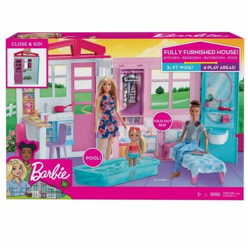 Портативный  домик Барби Barbie