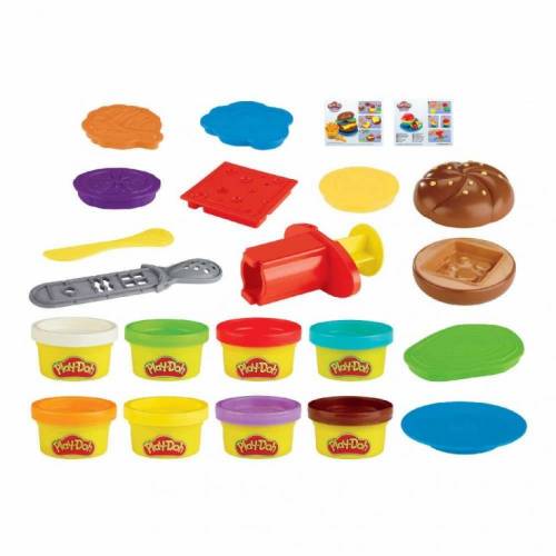Набор игровой Play Doh забавные закуски бургер и картофель фри