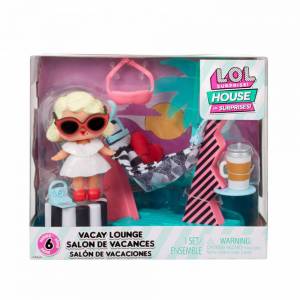 L.O.L. Surprise! O.M.G. House of Surprises Vacay Lounge & Leading Baby