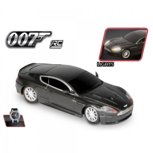 Автомобиль с пультом управления Aston Martin Джеймса Бонда, агента 007, Nikko Автомобиль Aston Martin с пультом управления в форме часов,принадлежавший агенту 007 в фильме "Квант милосердия