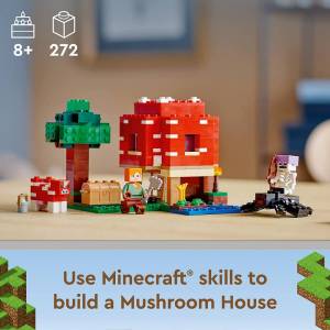 Lego Minecraft Грибной дом