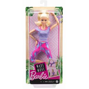 Кукла Barbie Барби Блондинка из серии "Двигайся как я, безграничные движения"