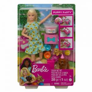 Набор Barbie кукла+питомцы Вечеринка
