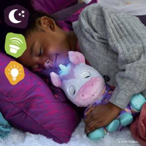 Интерактивная мягкая игрушка FurReal Friends Малыш Единорог  белый/фиолетовый