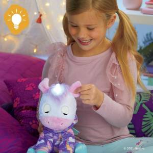 Интерактивная мягкая игрушка FurReal Friends Малыш Единорог  белый/фиолетовый